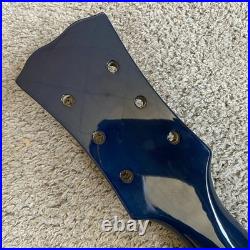 Standard Custom DIY Guitar Project, Blue Burst Tiger Maple, Mahogany Neck