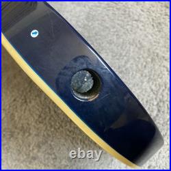 Standard Custom DIY Guitar Project, Blue Burst Tiger Maple, Mahogany Neck