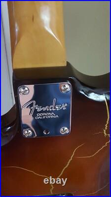 Strat style Electric Guitar Fender Parts Coffee Brown Gold Burst Crackle