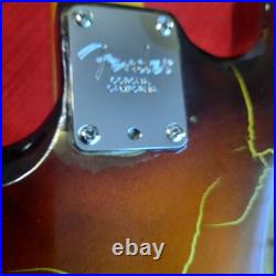 Strat style Electric Guitar Fender Parts Coffee Brown Gold Burst Crackle