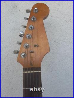Strato Electric Guitar SSS Metal Blue Fully Adjusted with No Case