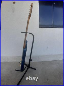 Strato Electric Guitar SSS Metal Blue Fully Adjusted with No Case