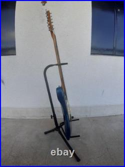 Strato Electric Guitar SSS Metal Blue Fully Adjusted with No Case