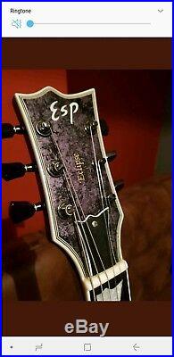 Stunning ESP ECLIPSE 2012 CTM in MYSTIC BLACK FINISH and ESP hard case