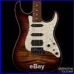 Tom Anderson Drop Top Classic Shory Guitar Flame Maple Top Tiger Eye Finish