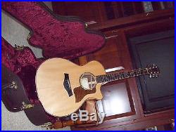 Taylor 814ce Grand Auditorium Cutaway Acoustic Electric Guitar with Hardshell Case