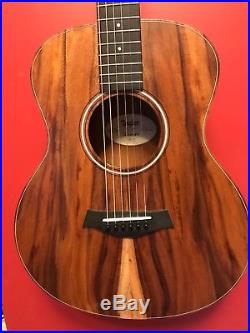 Taylor GS Mini-e Koa Acoustic Electric Guitar, lightly and lovingly used