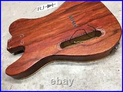 Telecaster Guitar Body American Natural Mahogany Bound Single Humbucker