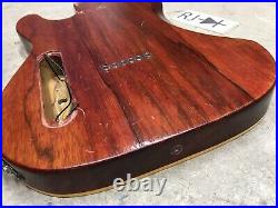Telecaster Guitar Body American Natural Mahogany Bound Single Humbucker