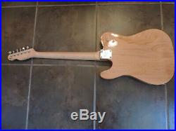 Telecaster Tuxedo Custom Fender Partscaster Tele Hand Sculpted Guitar W Bag