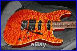 Tom Anderson Drop Top Burnished Orange Electric Guitar