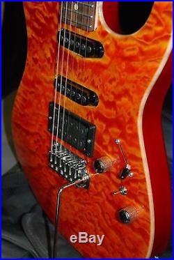 Tom Anderson Drop Top Burnished Orange Electric Guitar