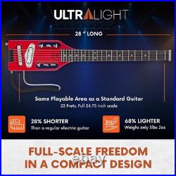 Ultra-Light 6 String Solid-Body Electric, Right, Torino Red, (ULE TRDG)