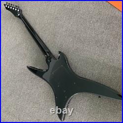 Unbranded 6 String Solid Body Electric Guitar Rounded Fret Edge Heavy Metal