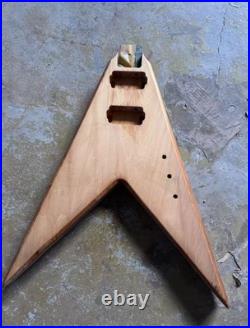 Unfinished HH Guitar DIY Project Body V Shaped