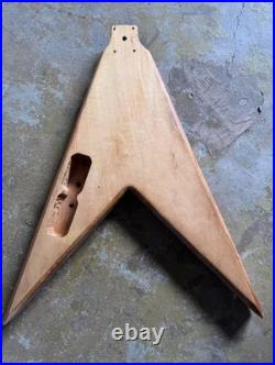 Unfinished HH Guitar DIY Project Body V Shaped