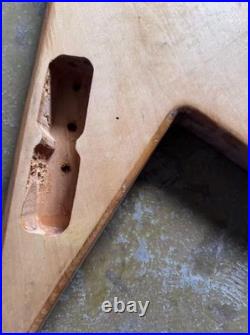 Unfinished HH Guitar DIY Project Body V Shaped