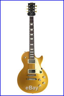 Used 2017 Gibson Les Paul Tribute T Satin Gold Top Electric Guitar