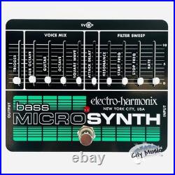 Used Electro-Harmonix EHX Bass Microsynth Analog Micro Synthesizer Pedal