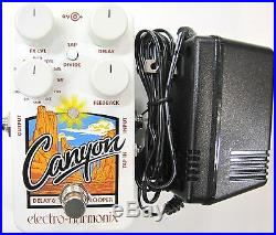 Used Electro-Harmonix EHX Canyon Delay and Looper Guitar Pedal