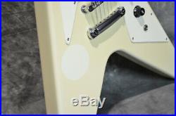 Used Epiphone FLYING-V Arctic White Electric Guitar From Japan