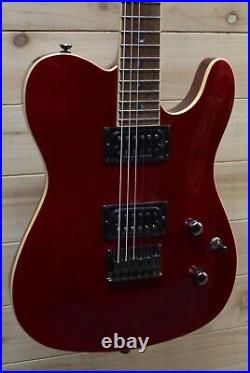 Used Fender Special Edition Custom Telecaster FMT HH Crimson Red Transparent