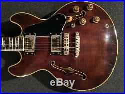 Used Greco / FujiGen SV-800 MIJ Vintage Semi Hollow Guitar 335 WithGB FreeShipping