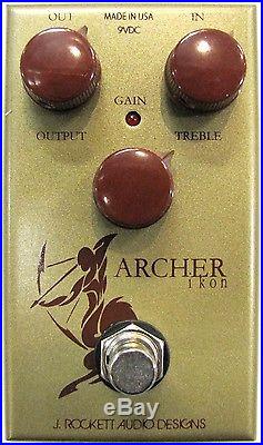 Used J. Rockett Archer Ikon Overdrive Distortion Boost Guitar Effects Pedal