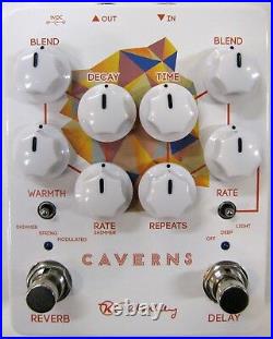 Used Keeley Caverns Delay Reverb V2 Guitar Effects Pedal