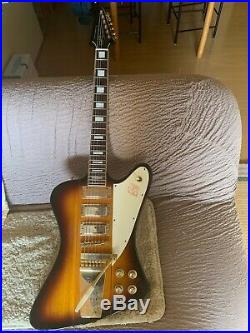 Used Rare Epiphone 1963 Firebird VII 3PU Cool One With Some Free Gift From Japan