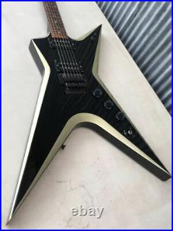 Used Washburn DIMEBAG DARRELL Silver Blast Electric Deformation Guitar WithHC Rare