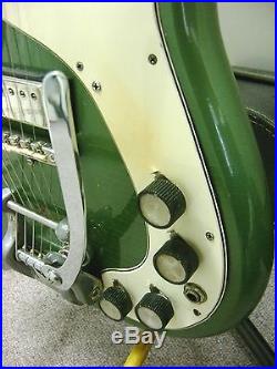 VINTAGE 1965 Epiphone / Crestwood ELECTRIC GUITAR withHard Shell Case