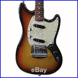 Vintage 1971 Fender Mustang Electric Guitar Sunburst Finish