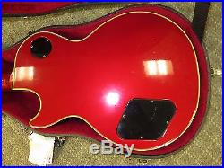 Vintage 1983 Gibson Les Paul Custom Super Rare Candy Apple Ferrari Finish Ohsc