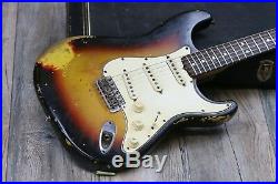 VINTAGE! Fender Stratocaster 1966 Sunburst + OHSC