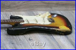 VINTAGE! Fender Stratocaster 1966 Sunburst + OHSC