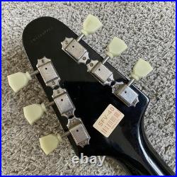 V Shaped Electric Guitar Semi Finished Project, Basswood Body Maple Neck