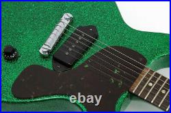 Vintage 1958 Gibson Les Paul Junior Marty Bell Sparkle Green Vintage Refin