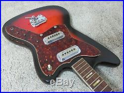 Vintage 1960s Harmony Silvertone H-19 Silhouette Guitar EZ Project Needs Bridge