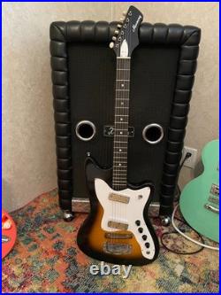 Vintage 1964 Harmony H15 Bobkat Electric Guitar WithFender Gigbag