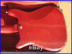 Vintage 1965 Red Epiphone Olympic Bat Wing Headstock