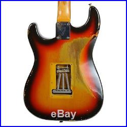 Vintage 1966 Fender Stratocaster Strat Electric Guitar Sunburst Finsih