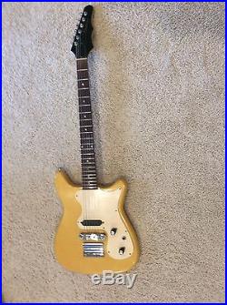 Vintage 1967 Epiphone Olympic Electric Guitar Tv Yellow Vintage 1967 Epiphone Olympic Electric Guitar Tv Yellow