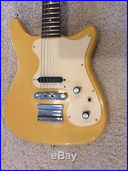 Vintage 1967 Epiphone Olympic Electric Guitar Tv Yellow Vintage 1967 Epiphone Olympic Electric Guitar Tv Yellow