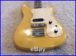 Vintage 1967 Epiphone Olympic Electric Guitar Tv Yellow Vintage 1967 Epiphone Olympic Electric Guitar Tv Yellow
