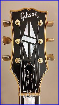 Vintage 1972 Cherry Sunburst Gibson Les Paul Custom Electric Guitar