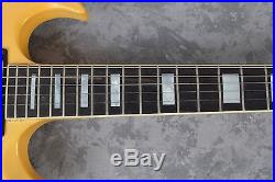 Vintage 1976 Gibson SG Custom Guitar Yellow Gold 3 Pickup Original USA