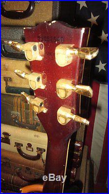 Vintage 1982 Gibson Les Paul Custom Electric Guitar Sunburst with Gibson Case