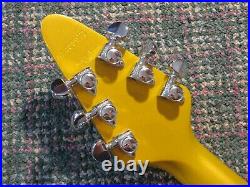 Vintage 1985 Gibson Flying V Gold Sparkle! Ebony Board, Normal Headstock