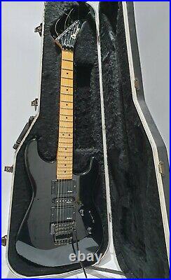 Vintage 1989 Charvel model HSH electric guitar with original hard case